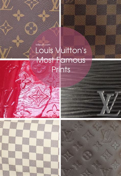 which louis vuitton print is the most popular|louis vuitton prints and materials.